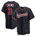 Ndoa W.Nationals #3 Dylan Crews Player Navy Game Stitched Jerseys