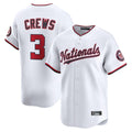 Ndoa W.Nationals #3 Dylan Crews Player White Limited Replica Stitched Jerseys