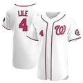 Ndoa W.Nationals #4 Daylen Lile Player White Alternate Elite Stitched Jerseys