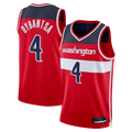 Ndoa W.Wizards #4 AJ Dybantsa Red 2026 Draft Swingman Jerseys - Icon Edition