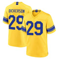 LA.Rams #29 Eric Dickerson Player Gold Classic Sol Home Game Ndoa Stitched Jerseys