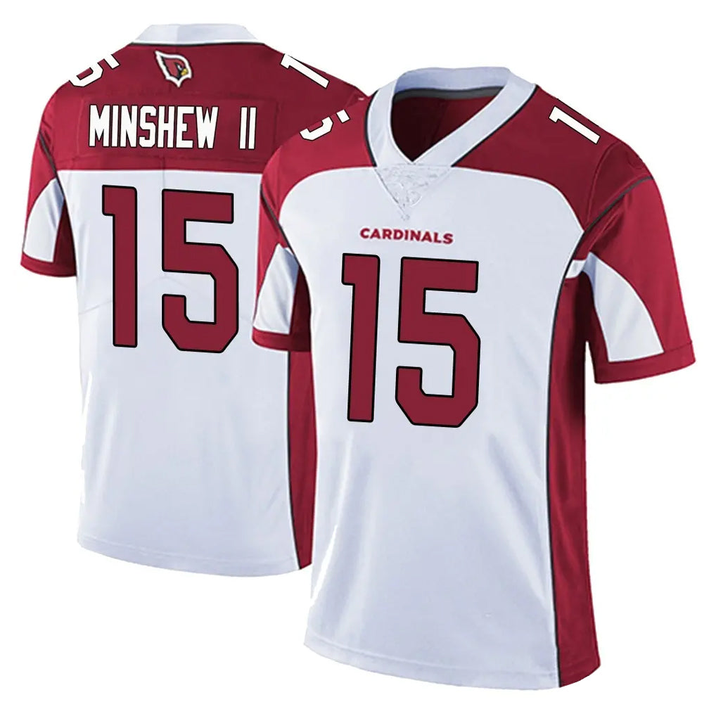 A.Cardinals #15 Gardner Minshew II Player White Vapor Limited Home Game Ndoa Stitched Jerseys
