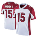 A.Cardinals #15 Gardner Minshew II Player White Vapor Limited Home Game Ndoa Stitched Jerseys