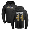 B.Ravens #44 Marlon Humphrey Player Black Pullover Hoodie Ndoa Stitched Jerseys