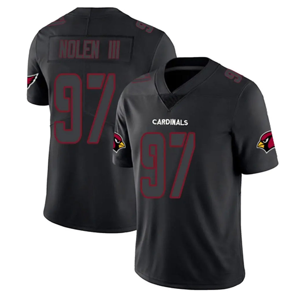 A.Cardinals #97 Walter Nolen III Player Black Impact Limited Home Game Ndoa Stitched Jerseys
