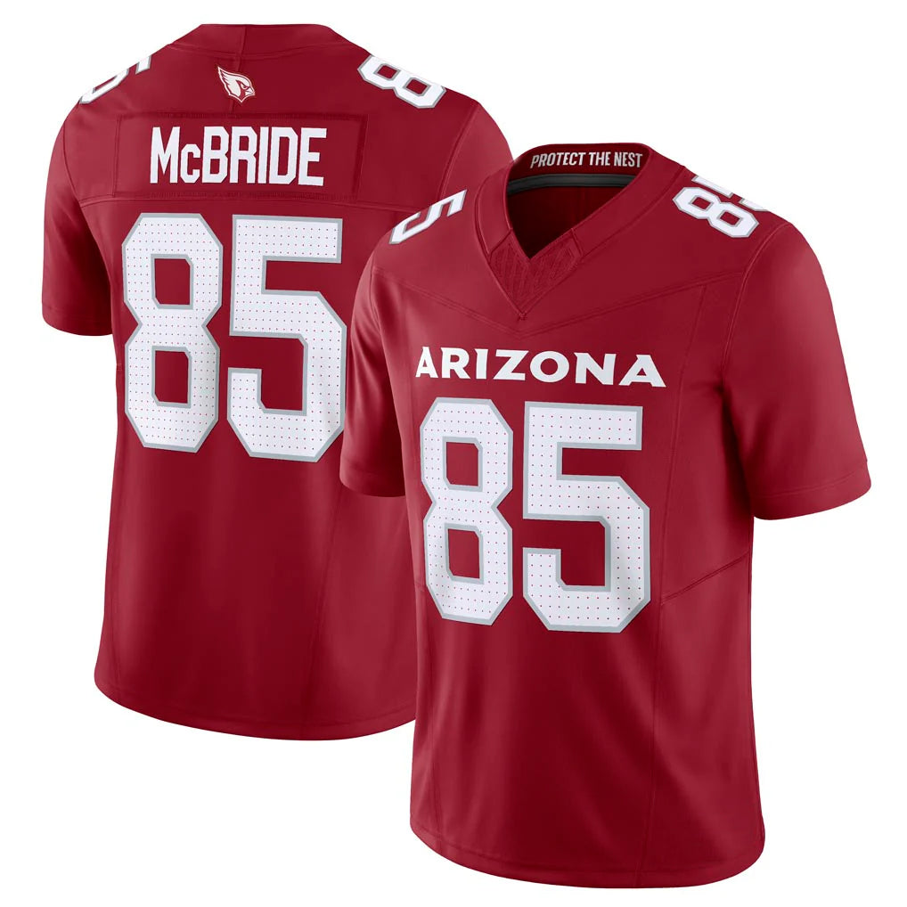 A.Cardinals #85 Trey McBride Player Cardinal Vapor F.U.S.E. Limited Ndoa Stitched Jerseys