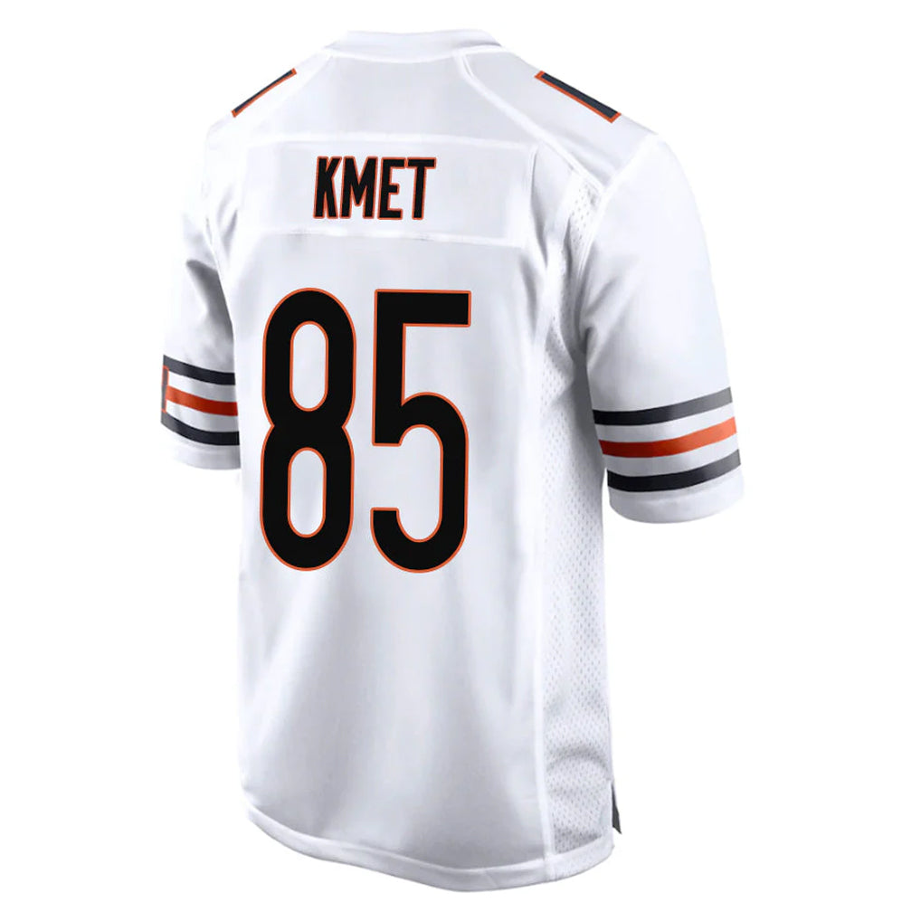 C.Bears #85 Cole Kmet Player White Home Game Ndoa Stitched Jerseys