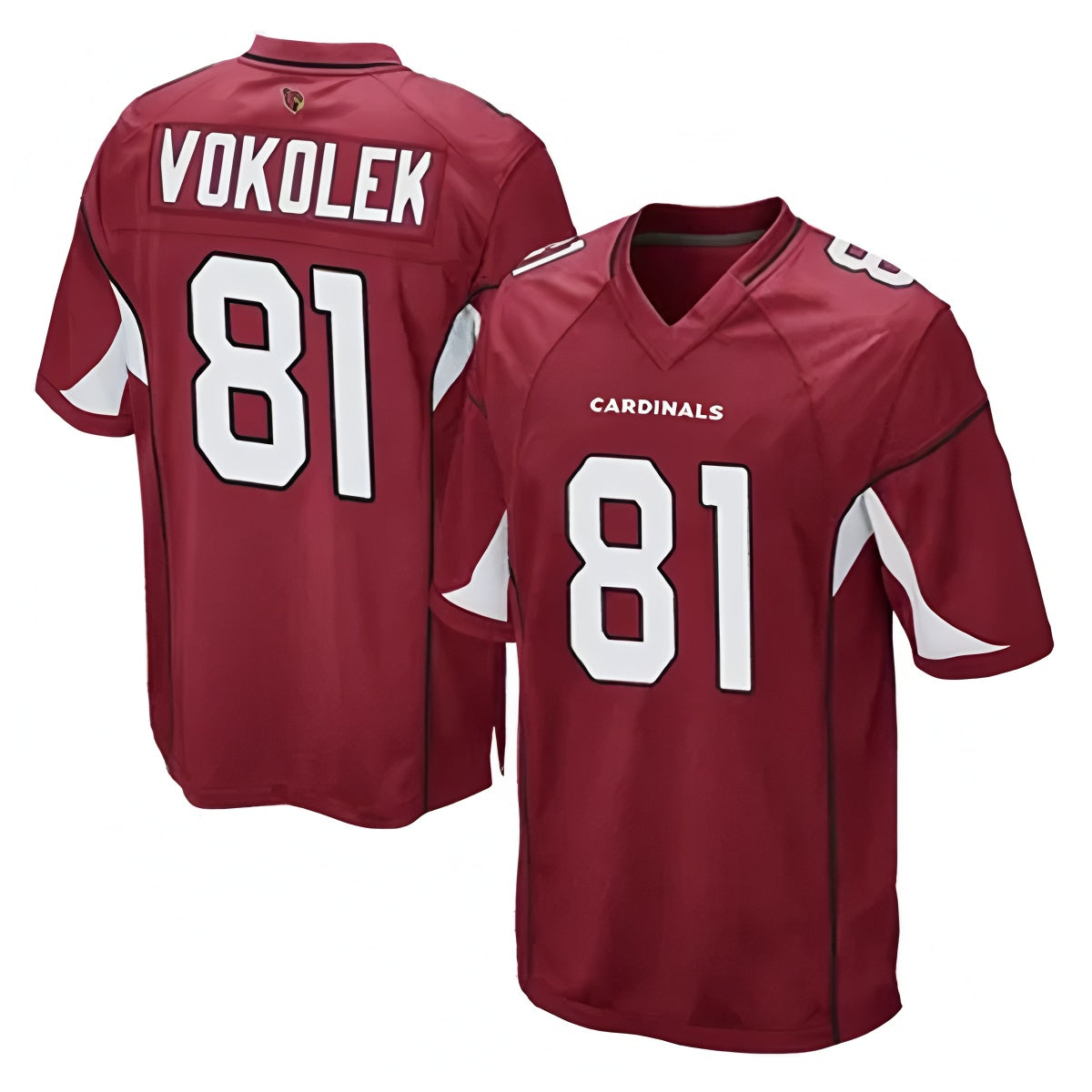 A.Cardinals #81 Travis Vokolek Player Cardinal Game Ndoa Stitched Jerseys