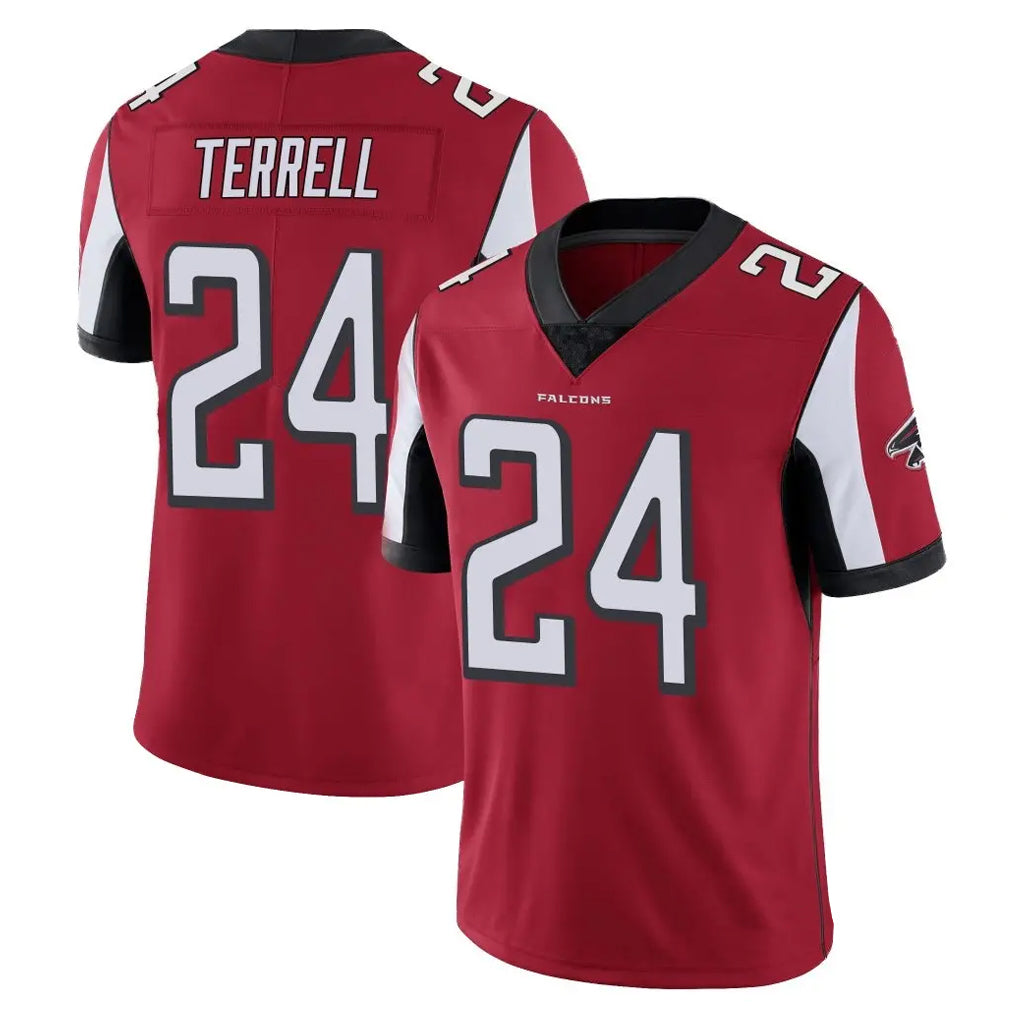 A.Falcons #24 A.J. Terrell Jr. Player Red Color Vapor Untouchable Limited Home Game Ndoa Stitched Jerseys