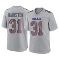 B.Bills #31 Maxwell Hairston Player Gray Fashion Home Game Ndoa Stitched Jerseys