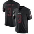A.Falcons #3 Jessie Bates III Player Black Impact Limited Ndoa Stitched Jerseys