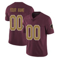 Custom W.Commanders Burgundy Alternate Vapor Untouchable Home Game Any Name & Numbers Ndoa Stitched Jerseys