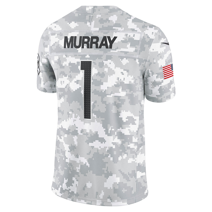 A.Cardinals #1 Kyler Murray Player Camo Salute to Service Limited Home Ndoa Stitched Jerseys