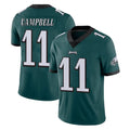 P.Eagles #11 Jihaad Campbell Player Team Color Green Vapor Untouchable Home Game Ndoa Stitched Jerseys