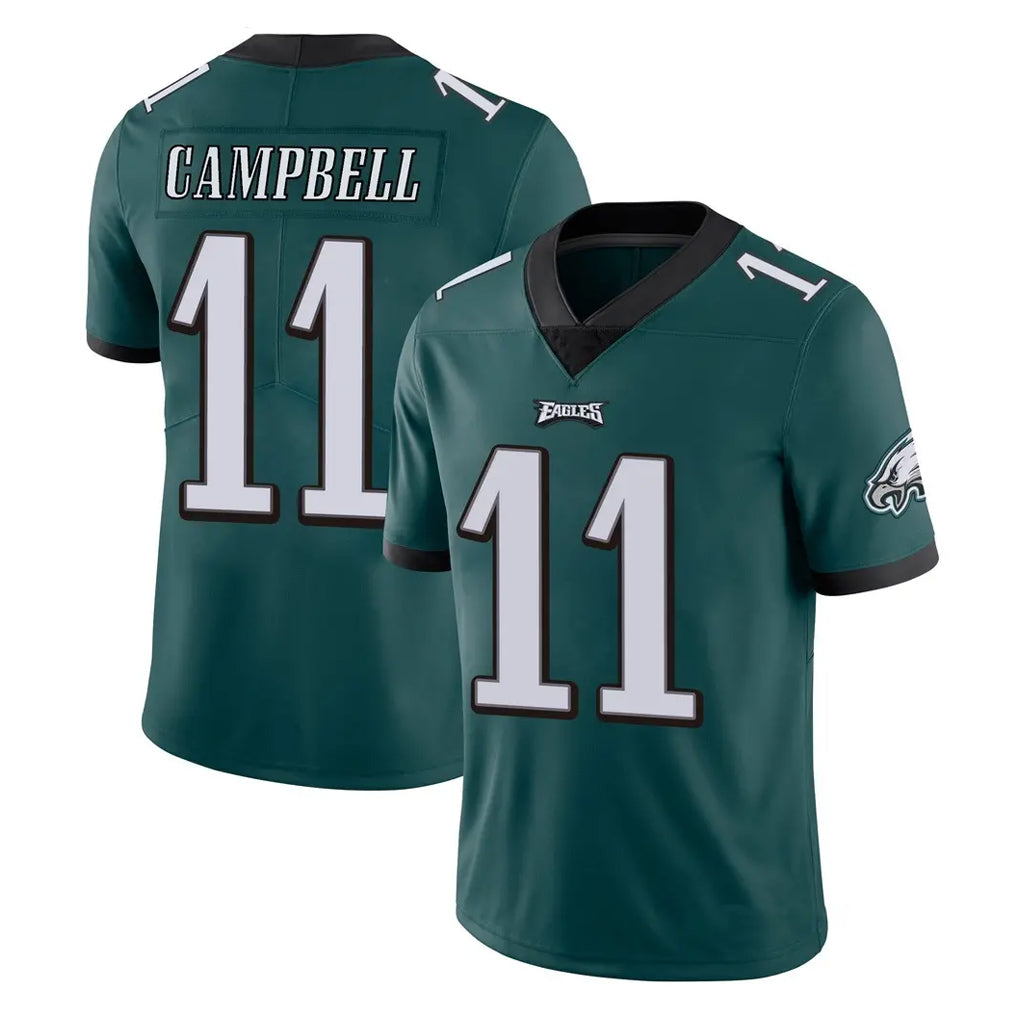 P.Eagles #11 Jihaad Campbell Player Team Color Green Vapor Untouchable Home Game Ndoa Stitched Jerseys