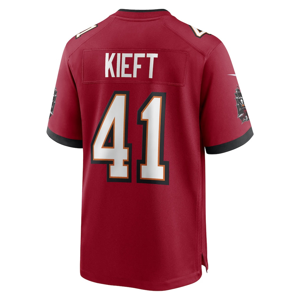 Ndoa TB.Buccaneers #41 Ko Kieft Red Game Player Jersey