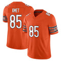 C.Bears #85 Cole Kmet Player Orange Vapor F.U.S.E. Limited Home Game Ndoa Stitched Jerseys