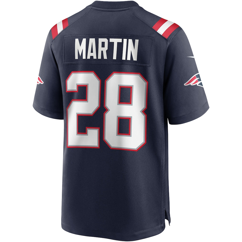 Ndoa NE.Patriots #28 Curtis Martin Navy Game Retired Player Jersey