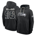 S.Seahawks #99 Leonard Williams Player 2026 Black Logo Pullover Hoodies Limited Game Ndoa Stitched Jerseys