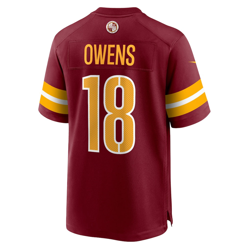 Ndoa W.Commanders #18 Tyler Owens Burgundy Team Game Jersey