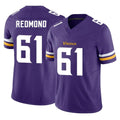 MN.Vikings #61 Jalen Redmond Player Purple Limited Vapor F.U.S.E. Home Game Ndoa Stitched Jerseys