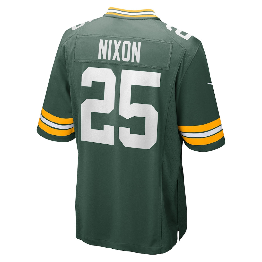 Ndoa GB.Packers #25 Keisean Nixon Green Game Player Jersey
