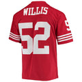 Ndoa SF.49ers #52 Patrick Willis Mitchell & Ness Scarlet Legacy Replica Jersey