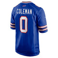 B.Bills #0 Keon Coleman Player Royal Home Game Ndoa Stitched Jerseys