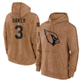 A.Cardinals #3 Budda Baker Player Brown Salute To Service Limited Hoodies Ndoa Stitched Jerseys