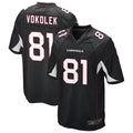A.Cardinals #81 Travis Vokolek Player Black Game Ndoa Stitched Jerseys