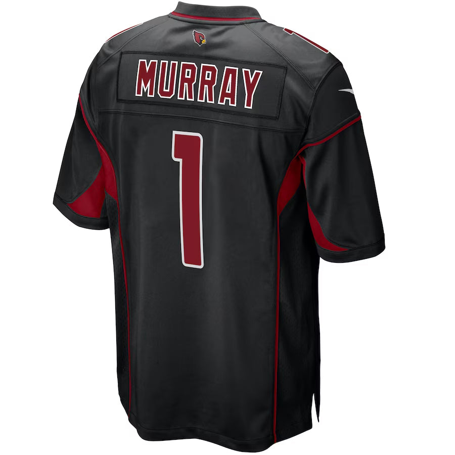 A.Cardinals #1 Kyler Murray Player Black 2nd Alternate Game Ndoa Stitched Jerseys