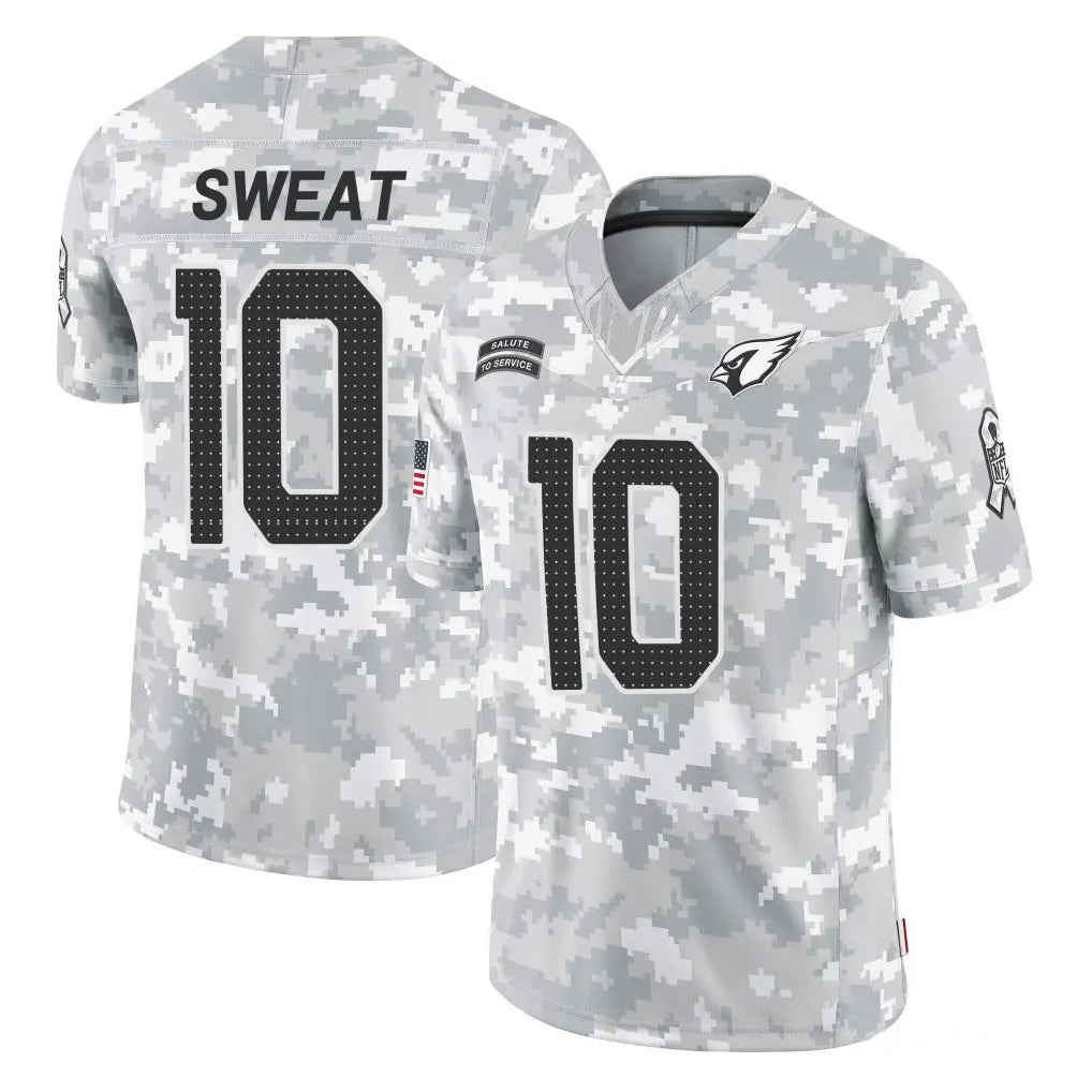 A.Cardinals #10 Josh Sweat Player Arctic Camo Limited Salute To Service Home Game Ndoa Stitched Jerseys