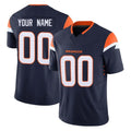 Custom D.Broncos Navy Limited Vapor F.U.S.E. Home Game Any Name & Numbers Ndoa Stitched Jerseys