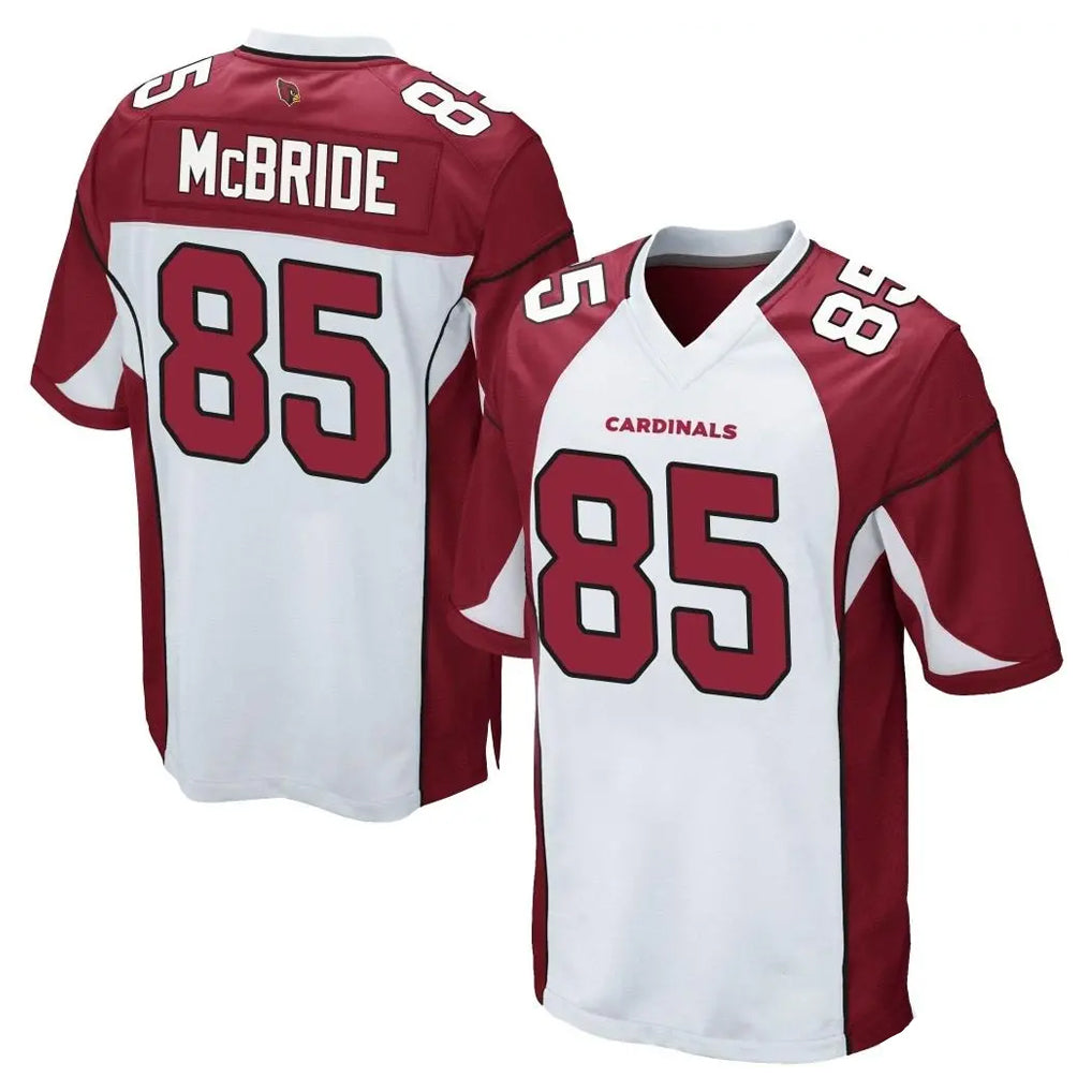 A.Cardinals #85 Trey McBride Player White Cardinal Home Game Ndoa Stitched Jerseys