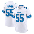 D.Lions #55 Derrick Barnes Player White Alternate Home Game Ndoa Stitched Jerseys