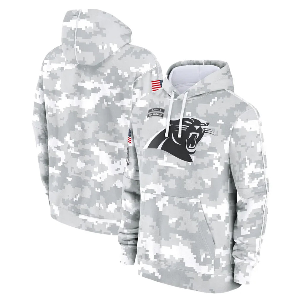 C.Panthers ## Panthers Blank Player Arctic Camo Salute to Service Pullover Hoodies Limited Game Ndoa Stitched Jerseys