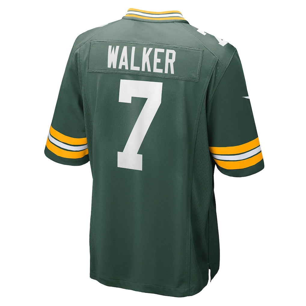 Ndoa GB.Packers #7 Quay Walker Green Player Game Jersey