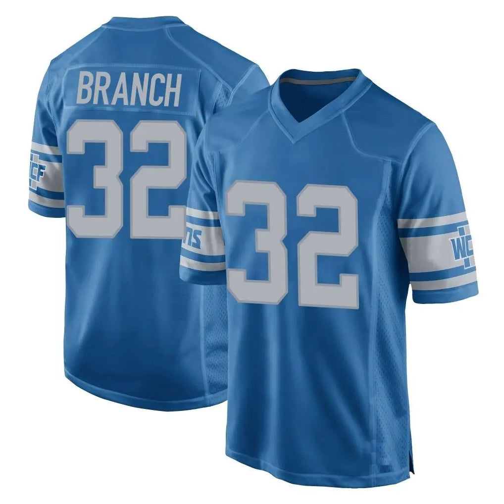 D.Lions #32 Brian Branch Player Blue Vapor Untouchable Throwback Game Ndoa Stitched Jerseys