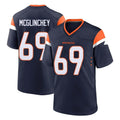 D.Broncos #69 Mike McGlinchey Player Navy Home Game Ndoa Stitched Jerseys