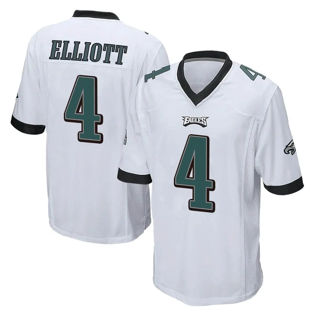 P.Eagles #4 Jake Elliott Player White Home Game Ndoa Stitched Jerseys