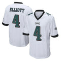 P.Eagles #4 Jake Elliott Player White Home Game Ndoa Stitched Jerseys