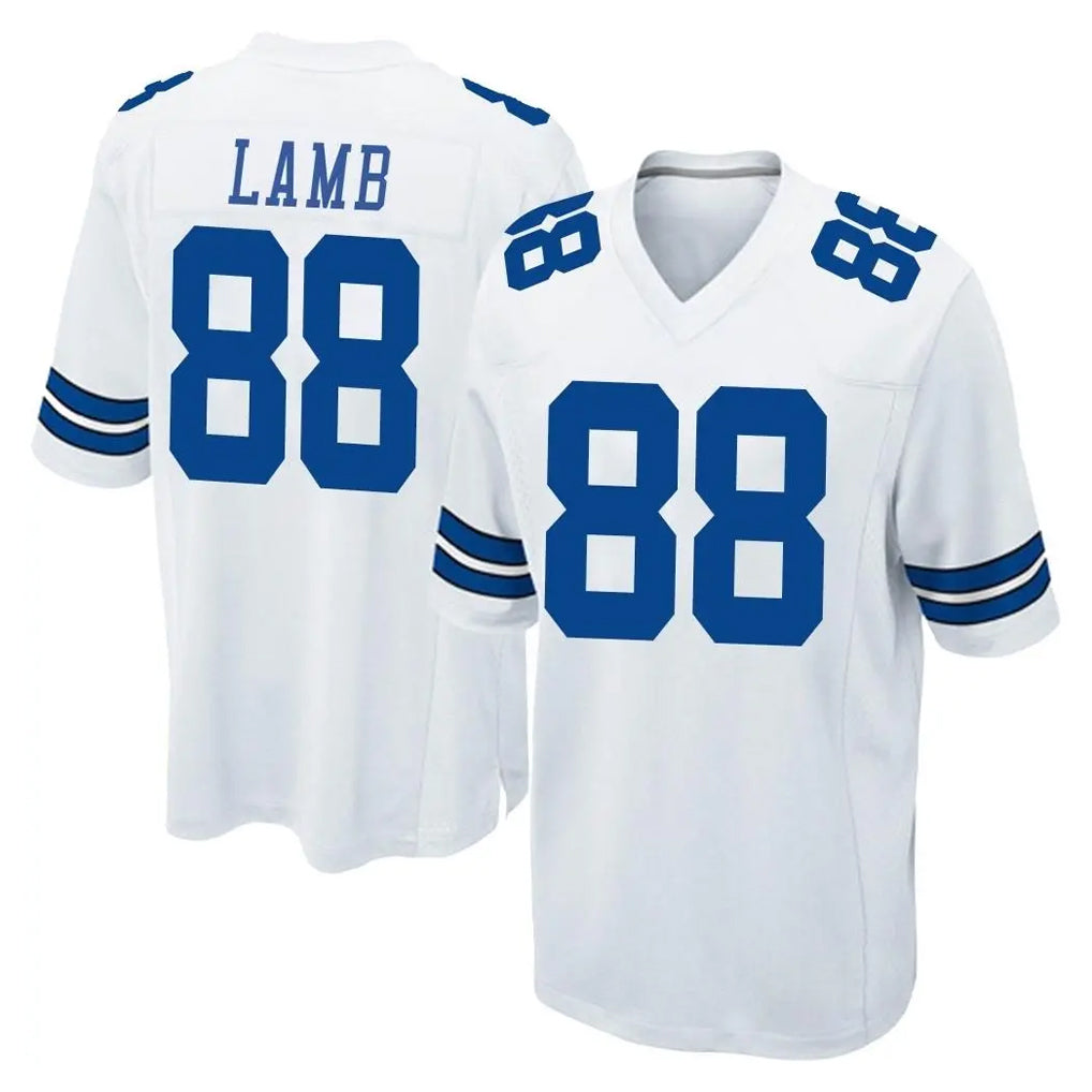 D.Cowboys #88 CeeDee Lamb Player White Home Game Ndoa Stitched Jerseys