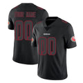 Custom SF.49ers Black Impact Limited Home Game Any Name & Numbers Ndoa Stitched Jerseys