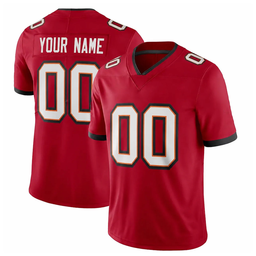 Custom TB.Buccaneers Red Limited Vapor F.U.S.E. Home Game Any Name & Numbers Ndoa Stitched Jerseys