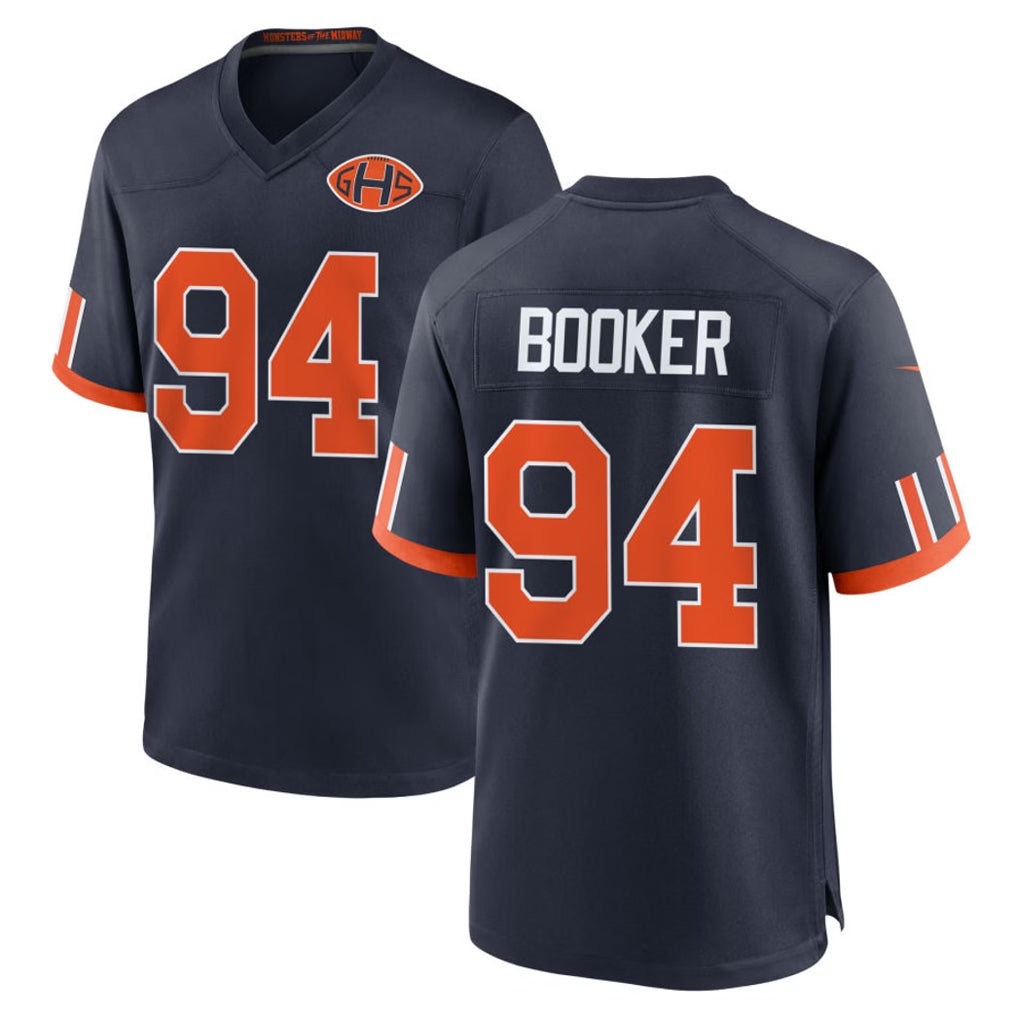 C.Bears #94 Austin Booker Player Navy 2026 Rivalries Collection Home Game Ndoa Stitched Jerseys