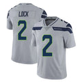 S.Seahawks #2 Drew Lock Player Gray Limited Vapor Untouchable Home Game Ndoa Stitched Jerseys