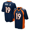 D.Broncos #19 Marvin Mims Jr. Player Navy Game Ndoa Stitched Jerseys