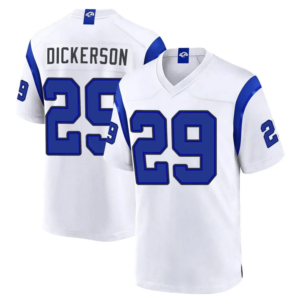 LA.Rams #29 Eric Dickerson Player White Fearsome Home Game Ndoa Stitched Jerseys