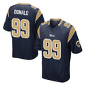 LA.Rams #99 Aaron Donald Player Navy Home Game Ndoa Stitched Jerseys