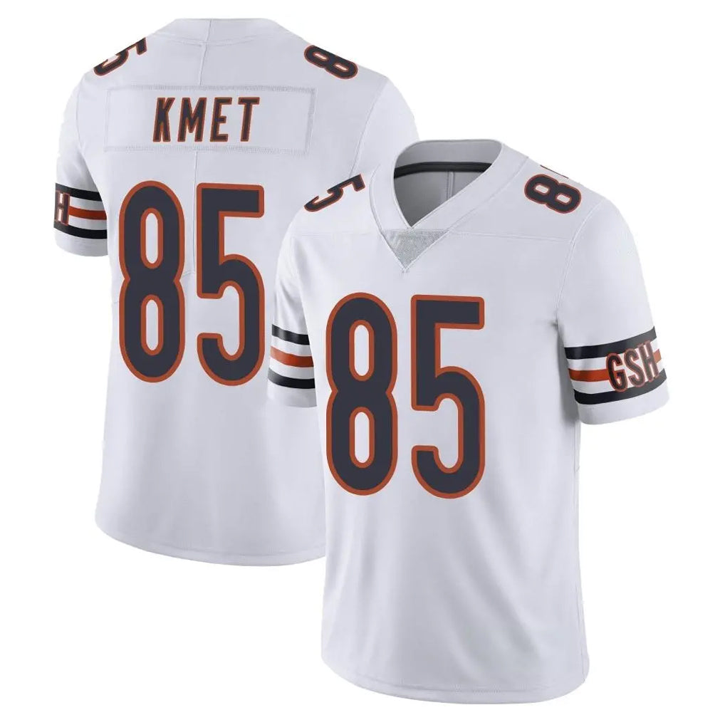 C.Bears #85 Cole Kmet Player White Vapor Untouchable Limited Home Game Ndoa Stitched Jerseys